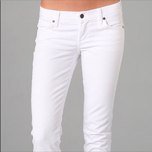 Revolve Citizens of Humanity Ava Straight Leg White Straight Leg Jeans - Picture 4 of 14